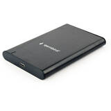 Gembird EE2-U3S-6 storage drive enclosure HDD/SSD enclosure Black 2.5"