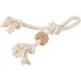 WILD Rope toy with a handle and a wooden disc