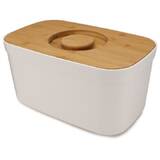 Bamboo Bread and cutting board, white