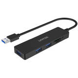 UNITEK Q4+ USB 3.2 Gen 1 (3.1 Gen 1) Type-A 5000 Mbit/s Black