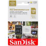 microSD Max Endurance UHS-I U3 V30 Class 10 128GB + adaptor