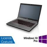 Laptop Fujitsu Lifebook E744, Intel Core i5-4200M 2.50GHz, 8GB DDR3, 120GB SSD, DVD-RW, Fara Webcam, 14 Inch + Windows 10 Pro