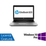 Laptop HP Elitebook 820 G2, Intel Core i5-5300U 2.30GHz, 4GB DDR3, 500GB SATA, 12.5 Inch, Webcam + Windows 10 Pro