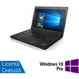 Laptop LENOVO L460, Intel Core i5-6200U 2.30GHz, 8GB DDR3, 500GB SATA, 14 Inch, Fara Webcam + Windows 10 Pro