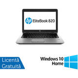 Laptop HP Elitebook 820 G2, Intel Core i5-5300U 2.30GHz, 4GB DDR3, 120GB SSD, 12.5 Inch, Webcam + Windows 10 Home