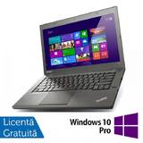Laptop Lenovo ThinkPad T440s, Intel Core i5-4300U 1.90GHz, 4GB DDR3, 120GB SSD, 14 Inch, Webcam + Windows 10 Pro