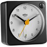Ceas de Birou BC 02 XBW quartz alarm black / white with light switch