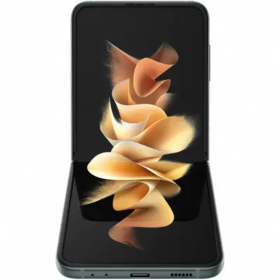 Smartphone Samsung Galaxy Z Flip 3, 120Hz Dynamic AMOLED 2X, Snapdragon 888, 256GB, 8GB RAM, Dual SIM, 5G, Tri-Camera, Green