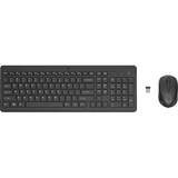Tastatură și mouse Wireless 330/COMBO 2V9E6AA , Negru