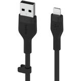 Cablu Date Flex Lightning/USB-A 1m mfi cert., black CAA008bt1MBK