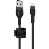 Cablu Date Flex Lightning/USB-A 1m mfi cert., black CAA010bt1MBK