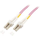 Cablu Fibra Optica 15M LWL JUMPER OM4 - LC/LC/50/125 - LSZH - DUPLEX - VIOLETT