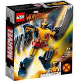 Super Heroes - Armura de robot a lui Wolverine 76202, 142 piese