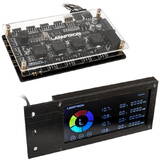 Controller pentru ventilator PCI RGB LED SM436, Negru