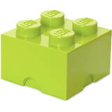 Cutie depozitare LEGO 4 verde deschis