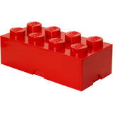 Cutie depozitare LEGO 2x4 rosu