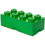 Cutie depozitare LEGO 2x4 verde închis