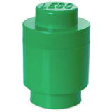Cutie depozitare rotunda LEGO 1 verde inchis