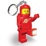 Breloc cu lanterna LEGO astronaut  - rosu (LGL-KE10-R)