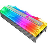 Cooler pasiv SSD Mirage Edition M.2, ARGB - Gri