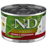 FARMINA N&D Prime Chicken&Pomegranate Adult Mini - hrana uscata pentru caini - 100g
