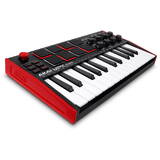 AKAI MPK Mini MK3 Tastatură de control Pad Controler MIDI USB Negru, Roșu
