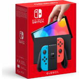 Switch OLED Neon Blue/Red Joy - Con