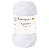 Fir de tricotat Catania Grande 10x50g alb 3106