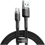 Cablu Date Durabil din Nailon USB / USB-C 2A 2m