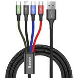 4 in 1 (2xMicro USB, Lightning si Type C) 3.5A Fast Charge,1.2m (CA1T4-C01)