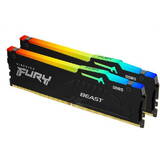 Fury Beast RGB 32GB, DDR5-5600 MT/s, CL36, Dual Channel