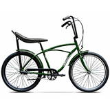Bicicleta Strada 1, cadru otel 17inch, 1 viteza, roti 26inch, culoare verde natura