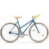 Bicicleta Clasic 2S Bull Lady, cadru CrMo 19.5inch, 2 viteze, roti 28inch, culoare bleu