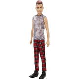 Barbie Fashionistas Ken Red checkered pants