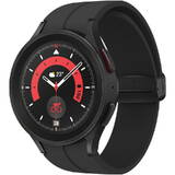 Galaxy Watch 5 Pro, LTE, 45 mm, Black, Wi-Fi, Bluetooth, GPS, NFC, Rezistent la apa