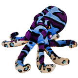 Jucarie de Plush Plush toy Aquatic animals Octopus blue 25 cm