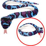 Jucarie de Plush Plush toy Snake white/colored 142 cm