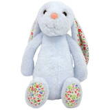 Mascot Mikhail Bunny blue 35 cm