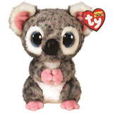 Jucarie Plush Beanie Boos - Gray Koala Karli 15 cm 36378