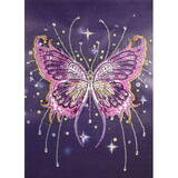 Mandala 7D - Violet butterfly NO-1006598