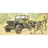 Willis MB Jeep with Trailer