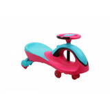 Ride-on Swing Car with music and light Pink-Sky