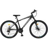 Bicicleta MTB Montana C2699A, 26 inch, 21 viteze, cadru aluminiu, frane disc, manete schimbator secventiale, negru/gri