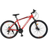 Bicicleta MTB Acura C2799H, 27.5 inch, 21 viteze, cadru aluminiu, frane hidraulice, rosu/negru/alb