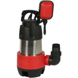 Dirty water pump GC-DP 9040 N, submersible / pressure pump (red / stainless steel, 900 watts)