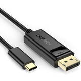unidirectional USB tip C - Port Display 4K 1,8m negru ( XCP-1801BK )