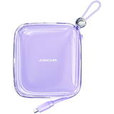 10000mAh Jelly Series 22,5W cu cablu Lightning incorporat violet (JR-L003)