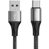 Charging USB-A Type-C 1.5m S-1530N1 Negru
