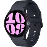 Galaxy Watch 6, 40 mm, Graphite, Wi-Fi, Bluetooth, GPS, NFC, Rezistent la apa