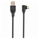 Cablu alimentare si date USB 2.0 (T) la Micro-USB 2.0 (T), 1.8m, Negru